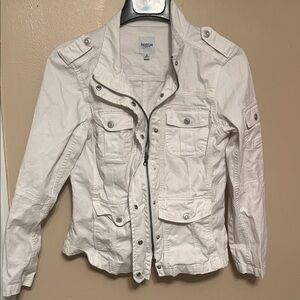 Kensie Women's Utility Jacket in White